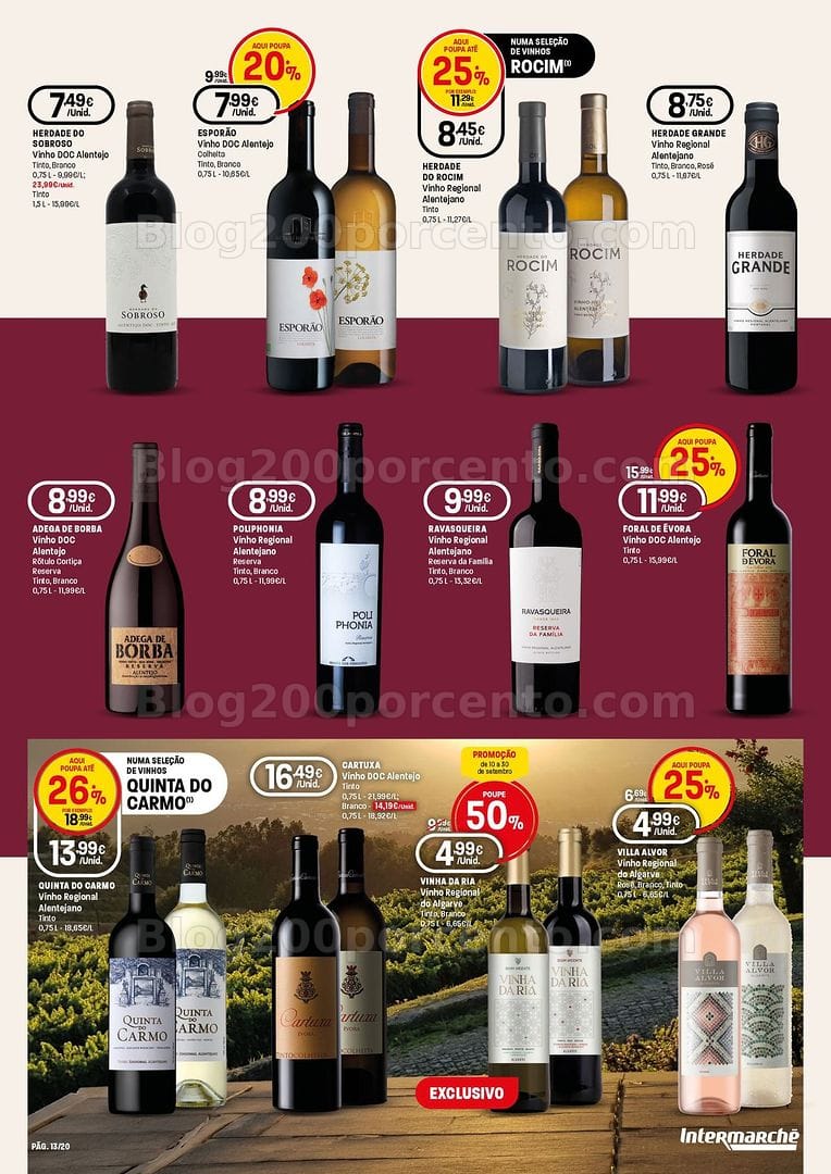 Antevisão Folheto INTERMARCHÉ Extra Feira QEV Promoções de 10 a 30 setembro
